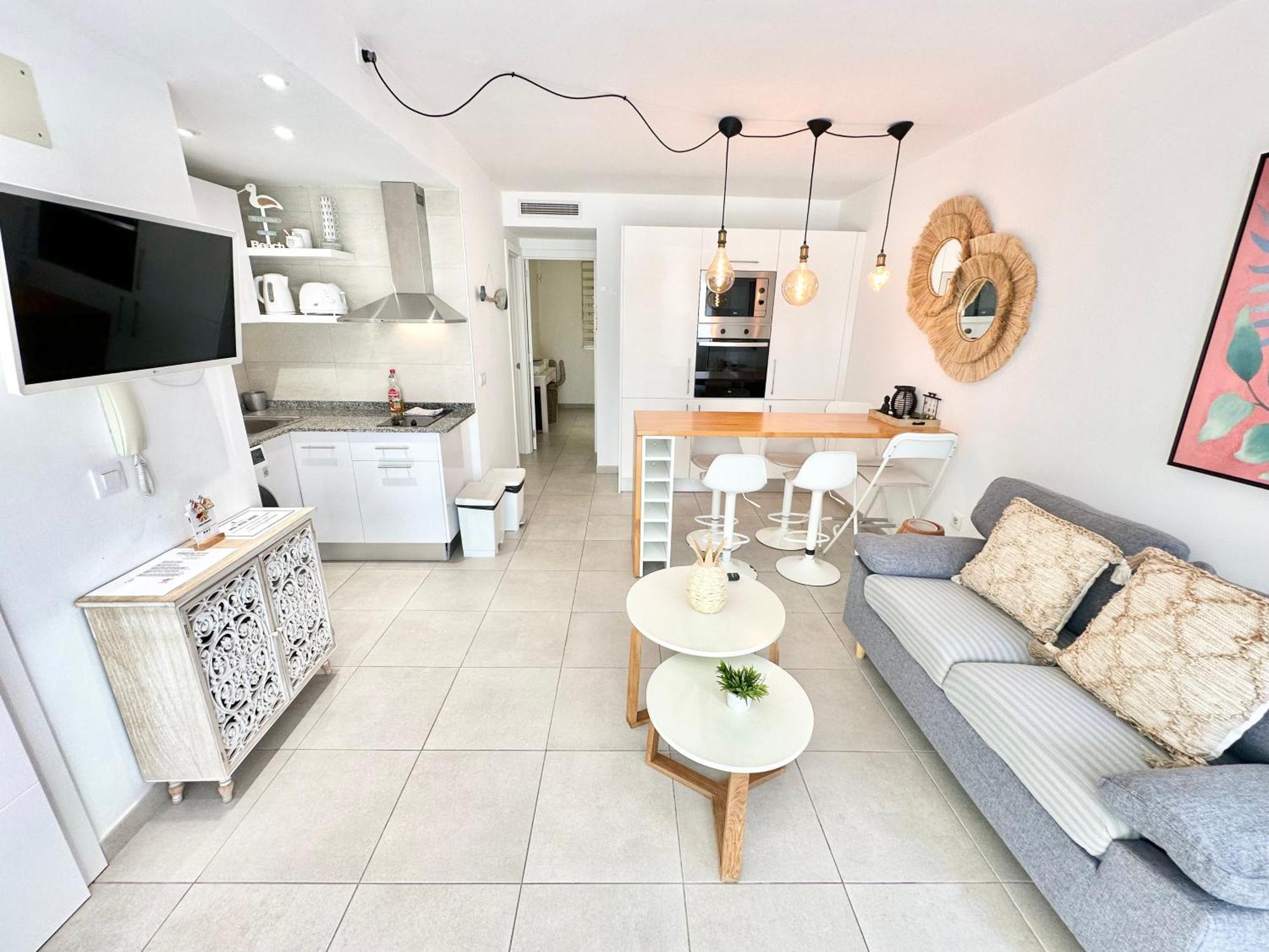 Apartamento Chocolate Cookie- Piscina, Terraza Soleada, Cocina Completa Y Wifi